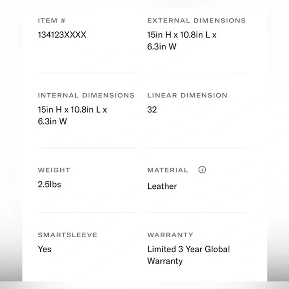 Samsonite Executive Leather Flap Backpack - Picture 7 of 7